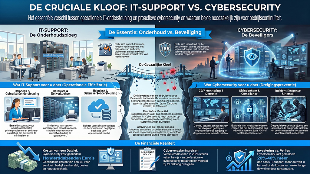 De cruciale kloof IT support en Cybersecurity Sm
