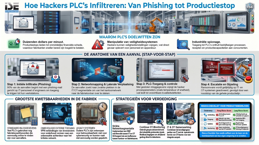 Hoe hackers PLC systemen infiltreren Info