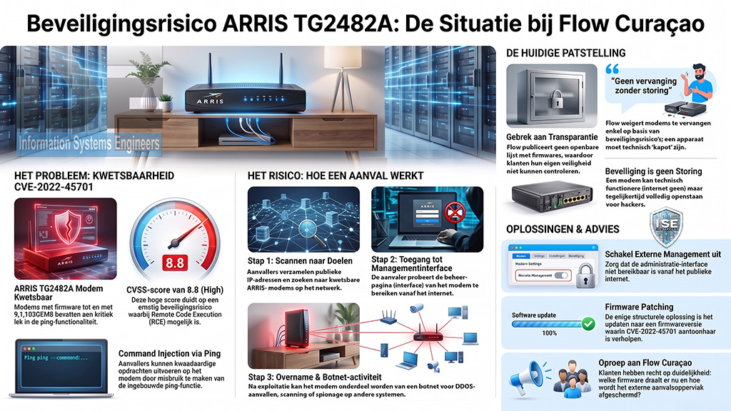 Info Beveiligingsrisico van een specifiek modem
