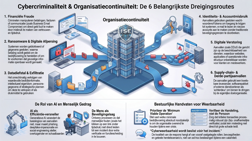 Info De zes belangrijkste cyberdreigingsroutes